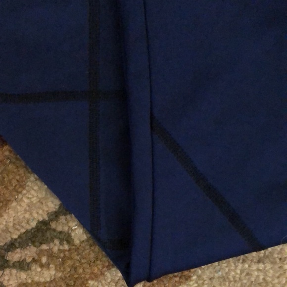 OLYMPIA ACTIVEWEAR size Medium Legging Blue Diamond Embroidered Stripe-Band USA - Picture 14 of 15